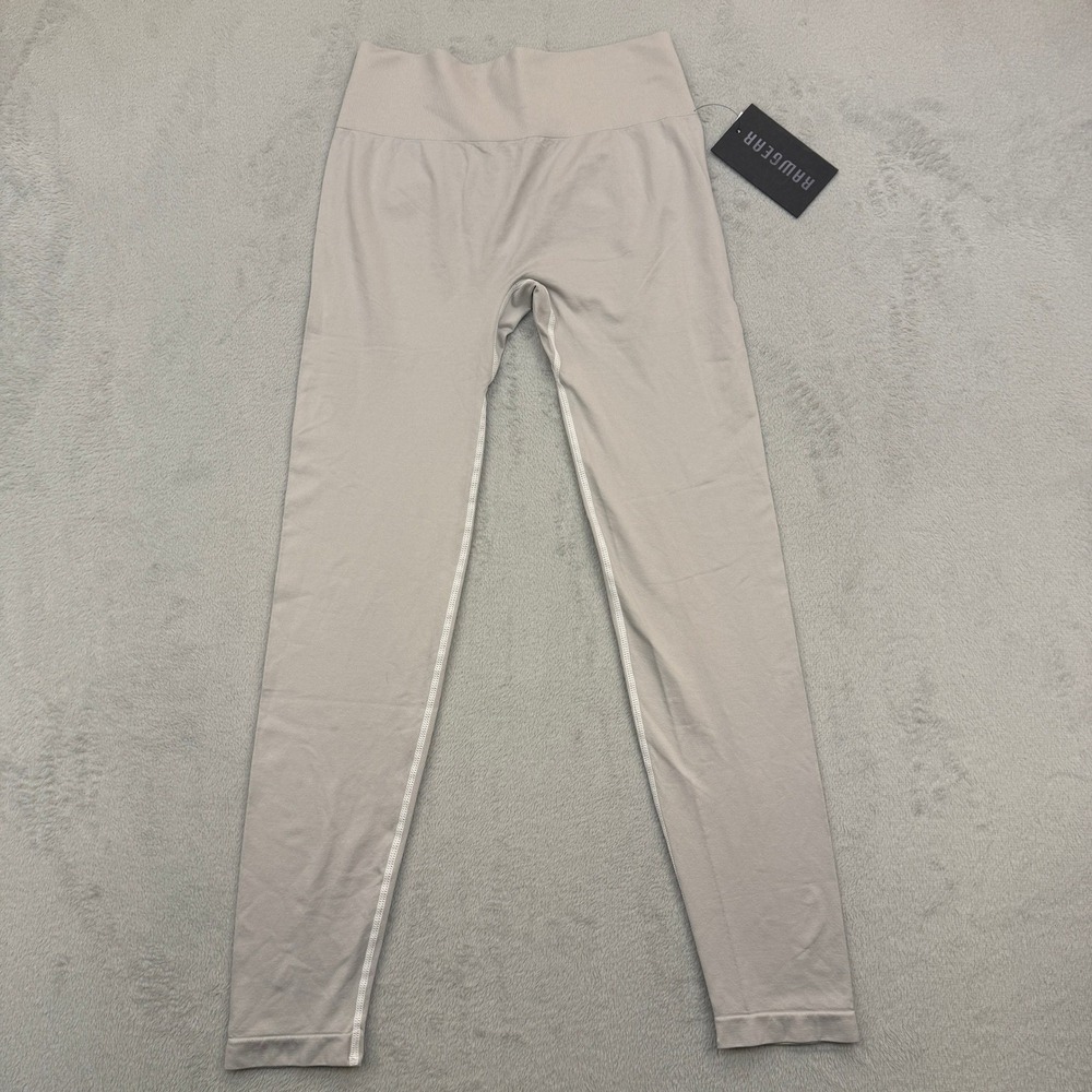 Rawgear Seamless Leggings Womens Medium Light Grey Workout NWT‎ Comfortable